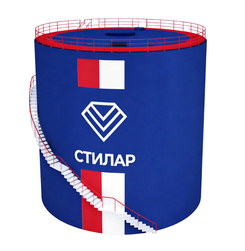 Цельносварной резервуар РВС для сточных вод 100 м³ от завода-производителя